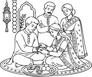 _brother_sister_celebrating_indian_rakhi_outlined_1786517612