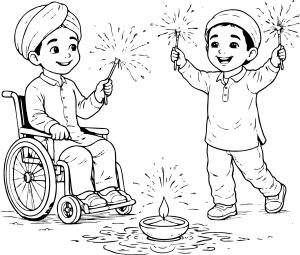 _kid_on_wheelchair_with_friend_outline_1786729435